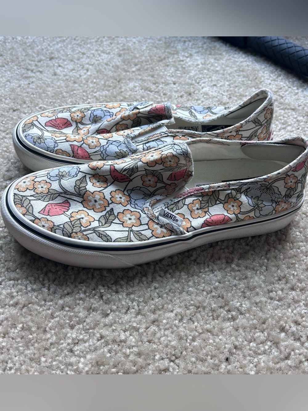 Vans floral slip-on sneakers